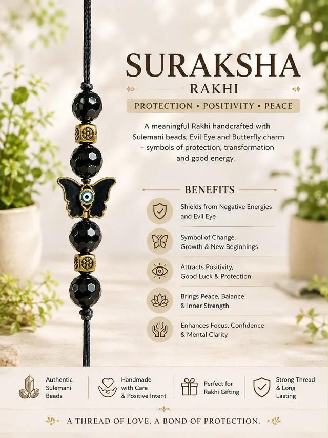 Suraksha Energy Rakhi for protection and peace